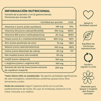 Glow & Grow Drops | Un soporte real para tu fertilidad